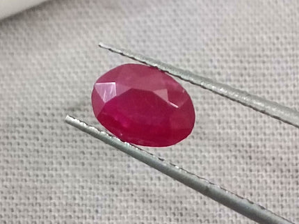 GSI Certified 1.03ct Mozambique Ruby, Natural Untreated Ruby