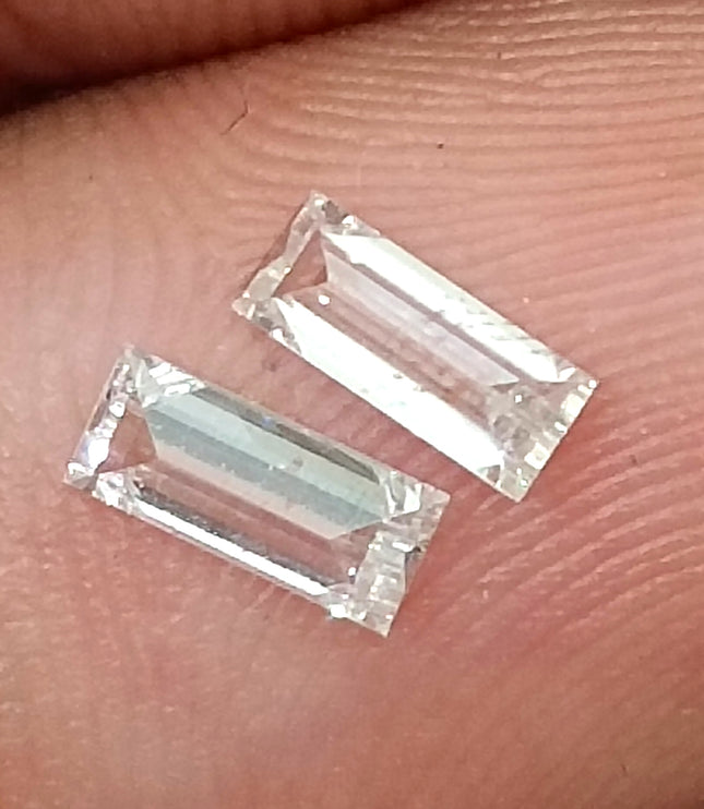 0.51ct Matched Diamond(CVD) Pair F-G 0.51ct Baguette Cut