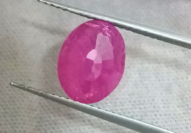 GSI Certified 2.23ct Mozambique Ruby, Natural untreated Gemstone