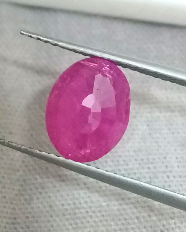 GSI Certified 2.23ct Mozambique Ruby, Natural untreated Gemstone