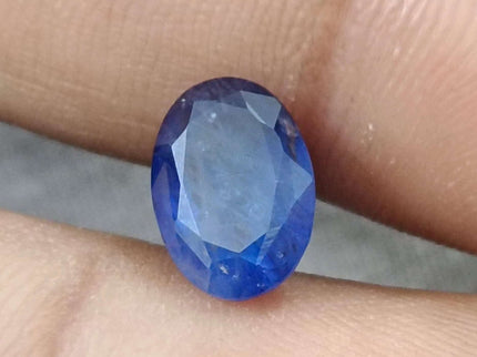 Royal Blue Sapphire 4.01ct Natural Oval Cut Loose Gemstone