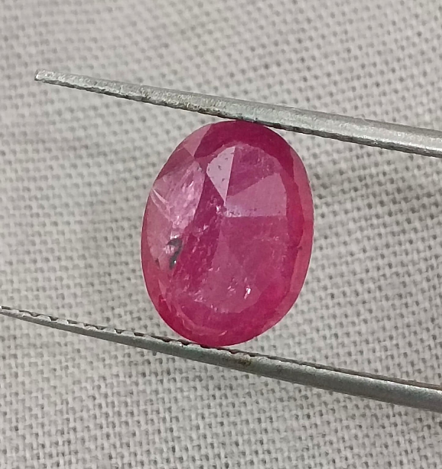 2.72ct African Ruby Certified By GSI, Natural Untreated Gemstone