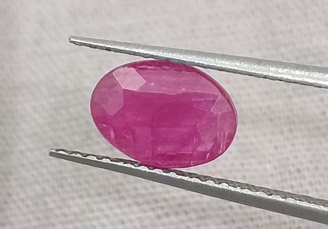 GSI Certified 1.32ct Mozambique Ruby, Natural untreated Gemstone