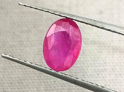 GSI Certified 0.92ct Mozambique Ruby, Natural Untreated Gemstone