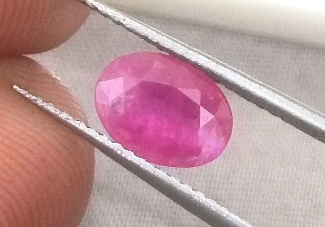 1.20ct Mozambique Red Ruby Unheated Untreated Loose Gemstone