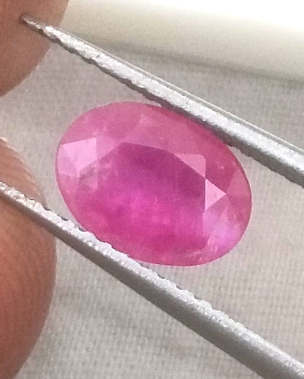 1.20ct Mozambique Red Ruby Unheated Untreated Loose Gemstone