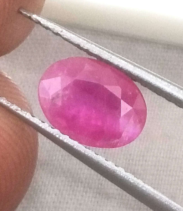1.20ct Mozambique Ruby, Certified Untreated Gemstone