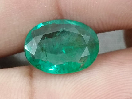 Certified 3.40ct Zambian Emerald
