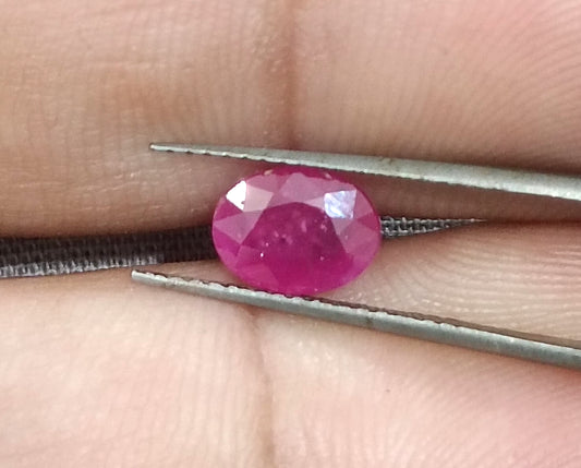 1.07ct Mozambique Ruby, 100% Natural Earth Mined Gem