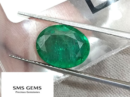 3.19ct Vivid Green Natural Emerald