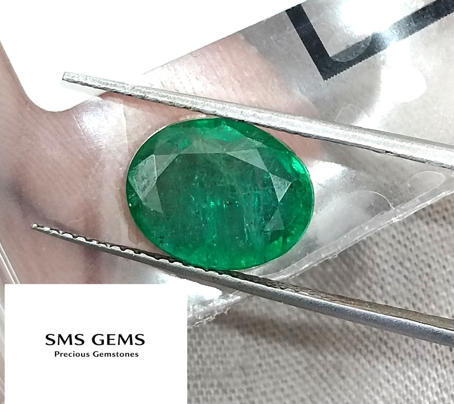 3.19ct Vivid Green Natural Emerald