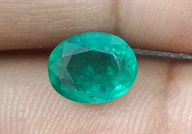 GSI Certified 2.07ct Zambian Emerald, Natural Loose Gemstone