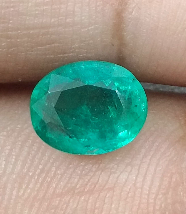 Zambian Emerald 2.07ct Certified Natural Loose Gemstone