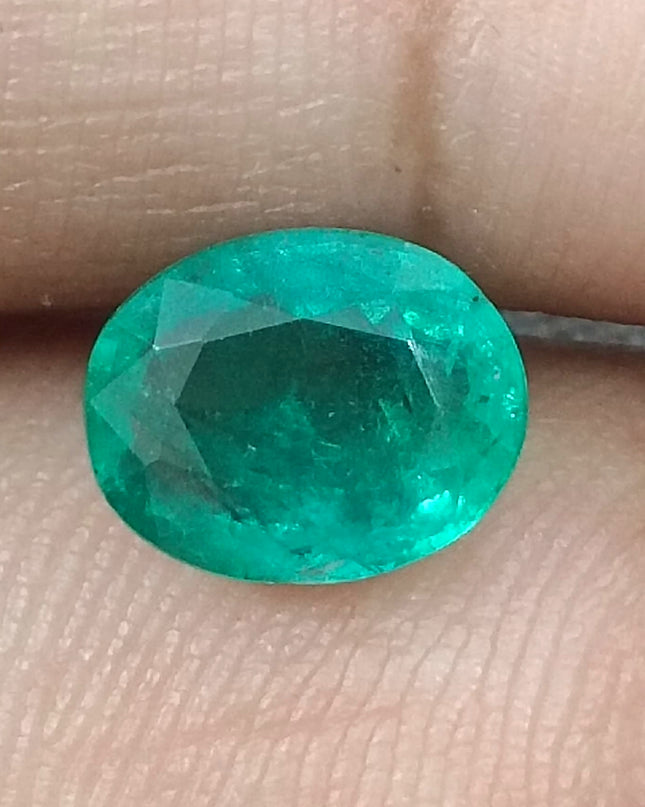 GSI Certified 2.07ct Zambian Emerald, Natural Loose Gemstone