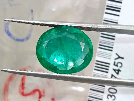 2.55ct Alpine Green Natural Emerald Octagon Cut SGL Certified