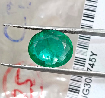 2.55ct Alpine Green Natural Emerald Octagon Cut SGL Certified