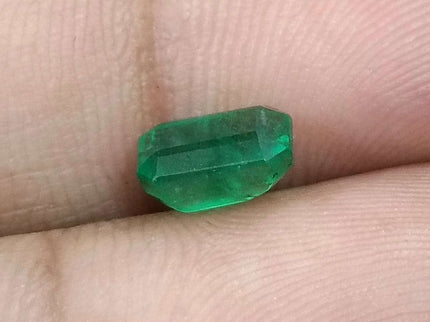 Certified 1.29ct Swat Emerald, Natural Octagon Cut Stone