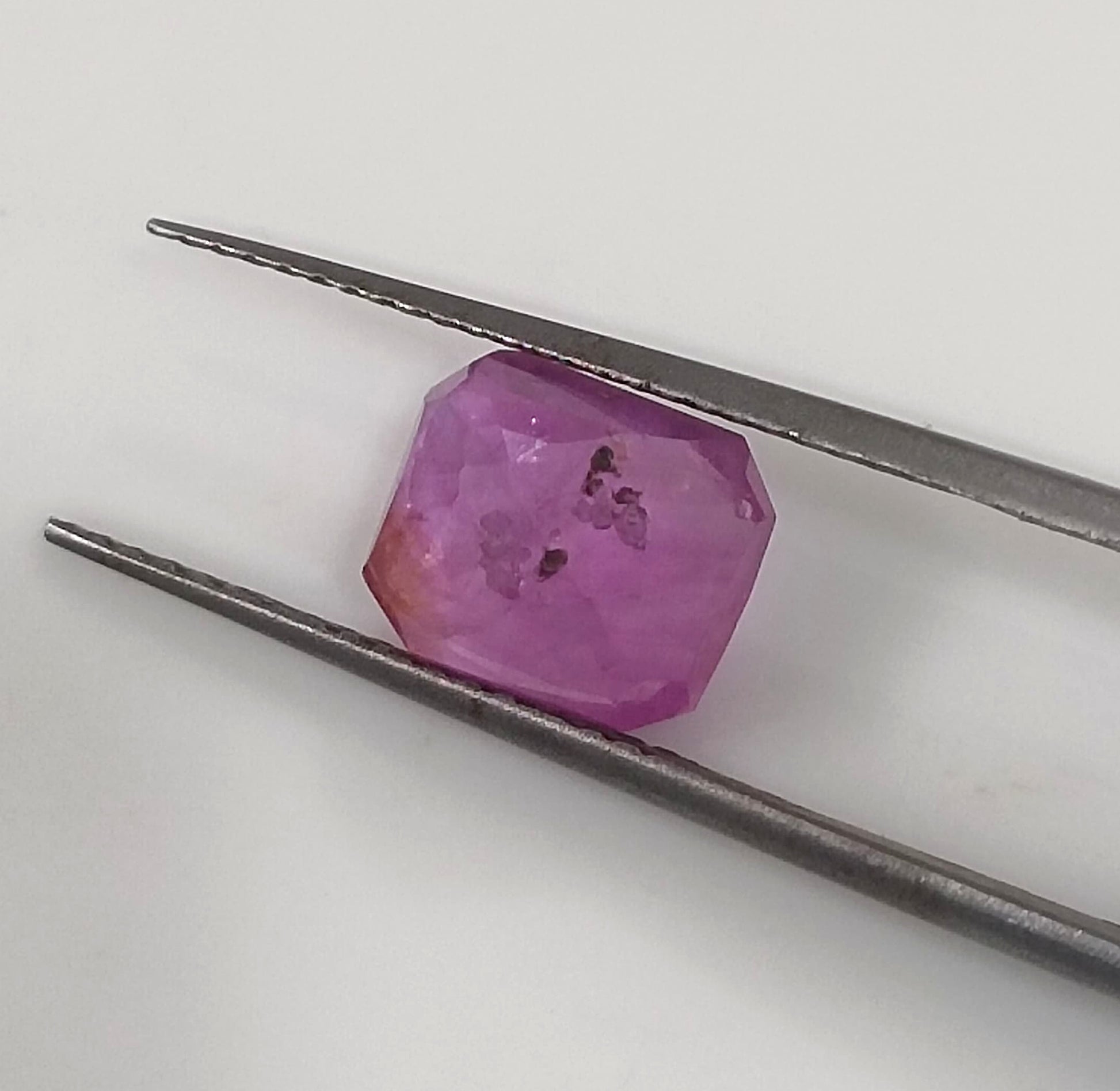 GSI Certified 2.55ct Pinkish Red Ruby, 100% Natural Untreated Gemstone - SMSGEMS 