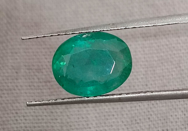 GSI Certified 2.07ct Zambian Emerald, Natural Loose Gemstone