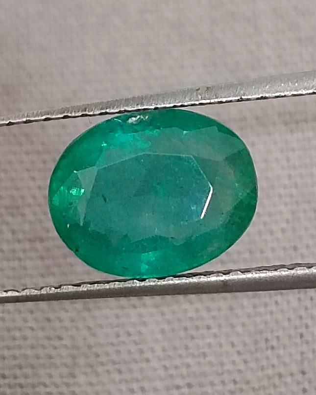 GSI Certified 2.07ct Zambian Emerald, Natural Loose Gemstone