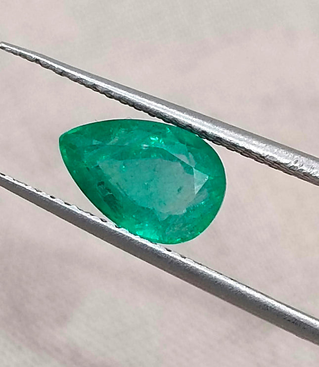 1.51ct Intense Green Emerald Natural Earth Mined Gemstone