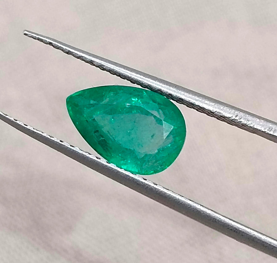 1.51ct Intense Green Emerald Natural Earth Mined Gemstone