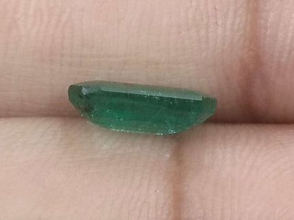 Zambian Emerald 2.73ct Certified Natural Medium Deep Green Loose Stone.