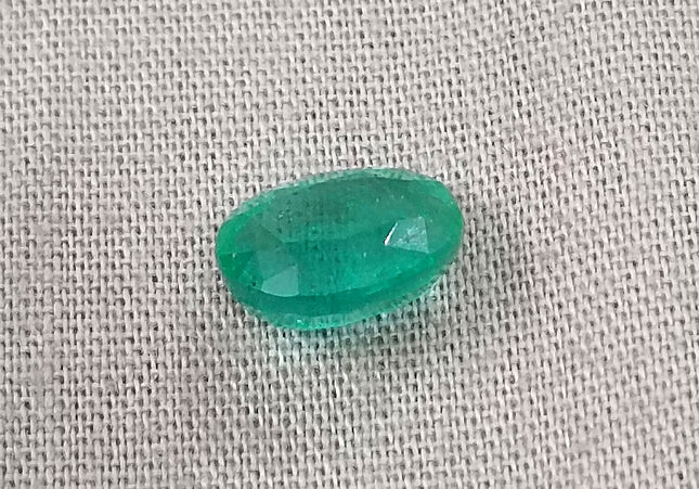 GSI Certified 2.07ct Zambian Emerald, Natural Loose Gemstone