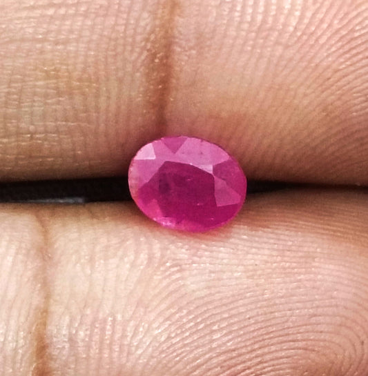 1.30ct Mozambique Ruby, 100% Natural Untreated Gemstone