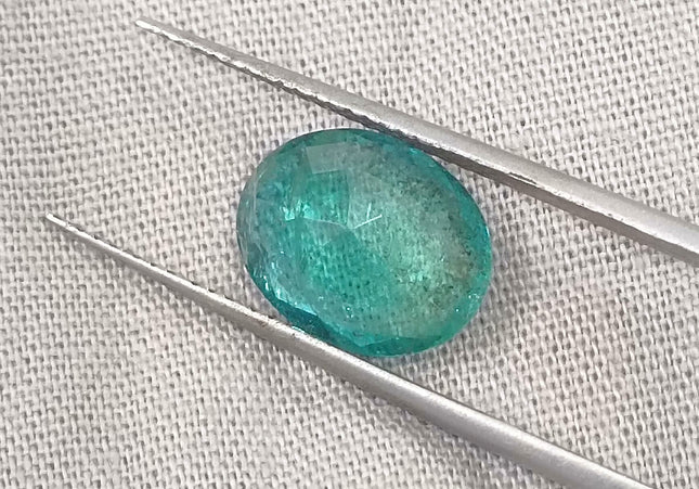 GSI Certified 2.93ct Zambian Emerald, Natural Gemstone