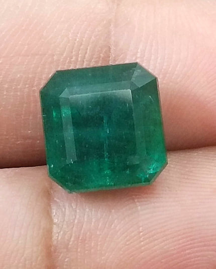 8.50ct Deep Green Natural Emerald, Earth Mined Loose Gemstone