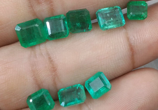 11.37ct Natural Zambian Emerald Parcel Loose Gemstone