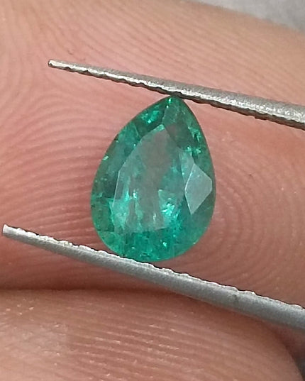 GSI Certified 0.99ct Medium Deep Green Natural Loose Emerald Minor Oiled Loose Gemstone