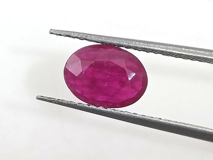 GSI Certified 0.96ct Mozambique Ruby, Natural Untreated Gemstone