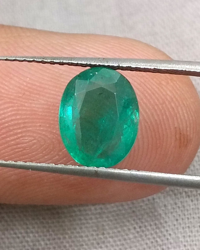 GSI Certified 2.07ct Zambian Emerald, Natural Loose Gemstone