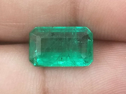 2.99ct Colombian Emerald, Certified Natural Minor Oiled Loose Gemstone