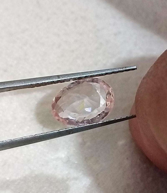 Padparadscha Sapphire 2.16ct IGI Certified Natural Orangy Pink Unheated Loose Gemstone