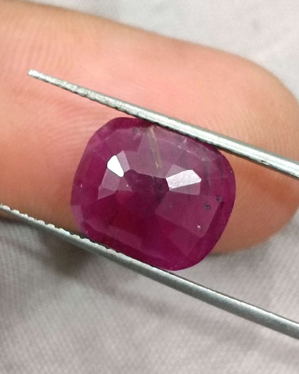 Big size 5.81ct Natural African Ruby unheated loose gemstone