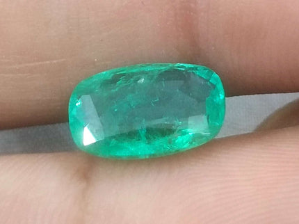 2.86ct Certified Zambian Natural Emerald Stone