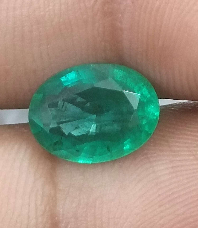 2.52ct Certified Natural Zambian Emerald Stone