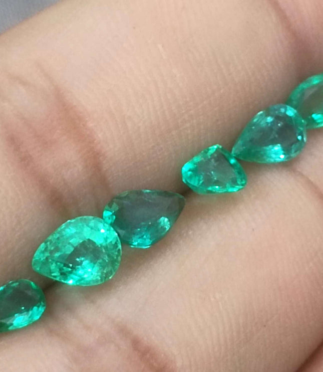 4.10ct Zambian Natural Emerald Parcel