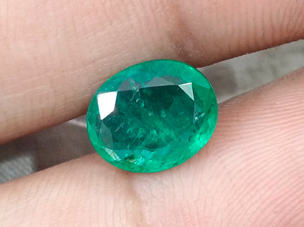 2.55ct Alpine Green Natural Emerald Octagon Cut SGL Certified