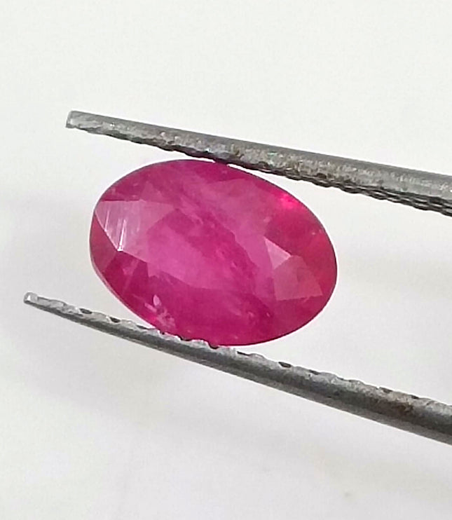 Mozambique Ruby 0.90ct Certified Natural Untreated Blood Red Gemstone