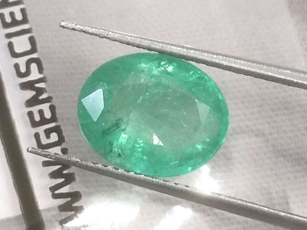 3.29ct Certified Zambian Natural Emerald Stone