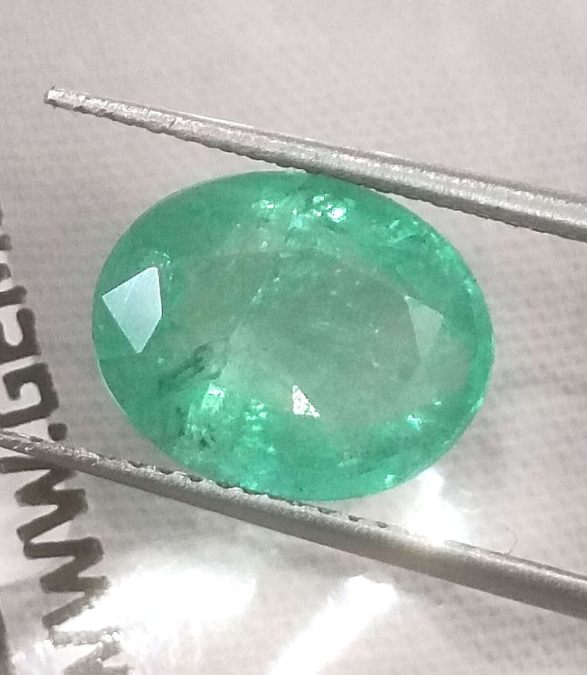 3.29ct Certified Zambian Natural Emerald Stone