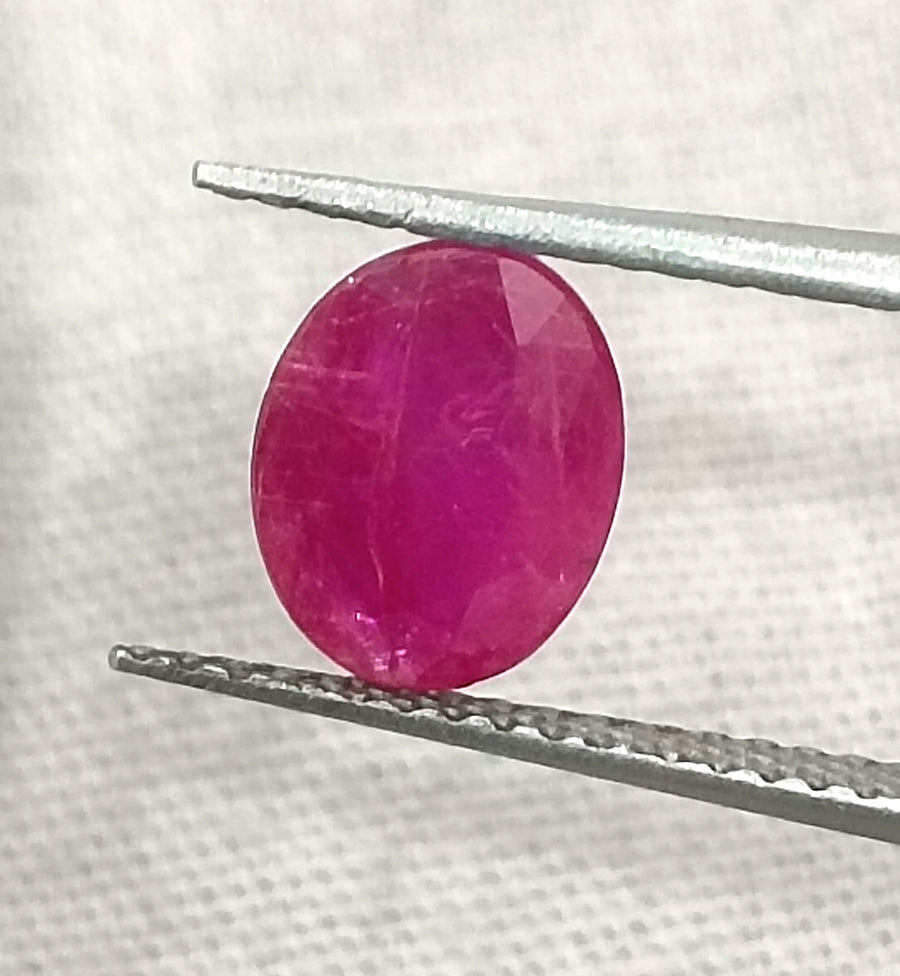 GSI Certified 1.33ct Mozambique Ruby, Natural Untreated Gemstone