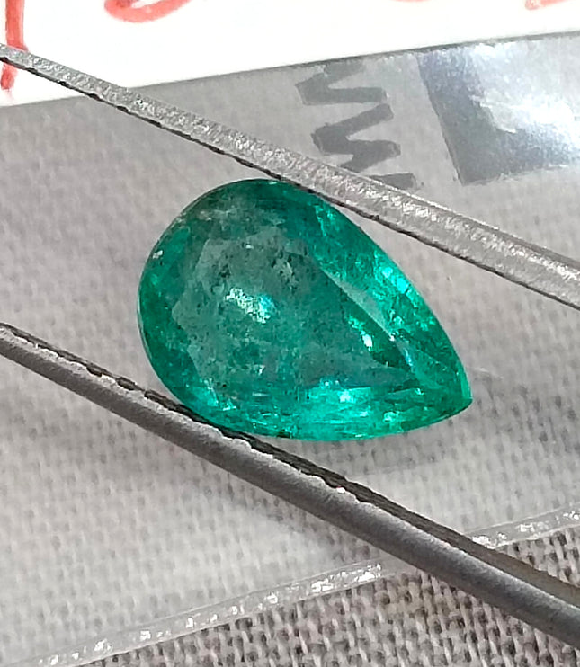 1.30ct Certified Zambian Natural Emerald.