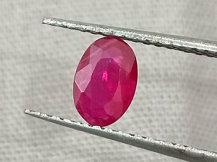 Certified 0.49ct Natural Unheated Blood Red Mozambique Ruby.