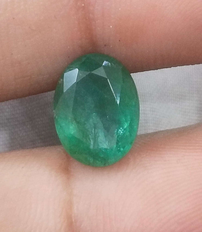 3.82ct Certified Natural Zambian Emerald Stone