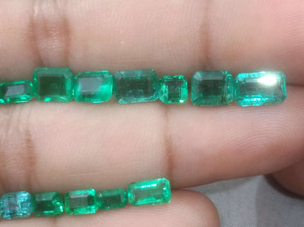 20.64ct Zambian Natural Emerald Parcel